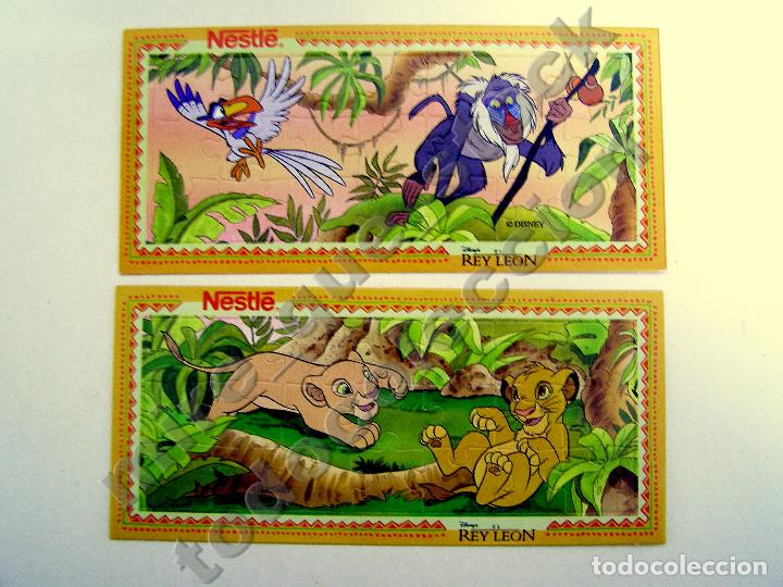 Puzzles: JUEGO DE 6 PUZZLES DE EL REY LE&Oacute;N, OBSEQUIO DE NESTL&Eacute; - SET COMPLETO - Foto 4