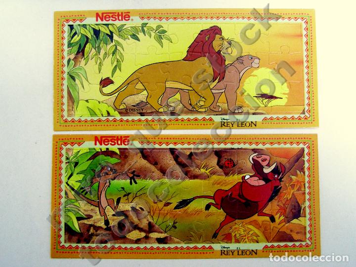 Puzzles: JUEGO DE 6 PUZZLES DE EL REY LE&Oacute;N, OBSEQUIO DE NESTL&Eacute; - SET COMPLETO - Foto 5