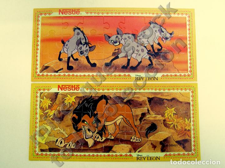 Puzzles: JUEGO DE 6 PUZZLES DE EL REY LE&Oacute;N, OBSEQUIO DE NESTL&Eacute; - SET COMPLETO - Foto 6