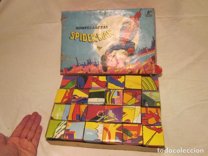 Puzzles: Antiguo juego rompecabezas de spiderman, original - Foto 2