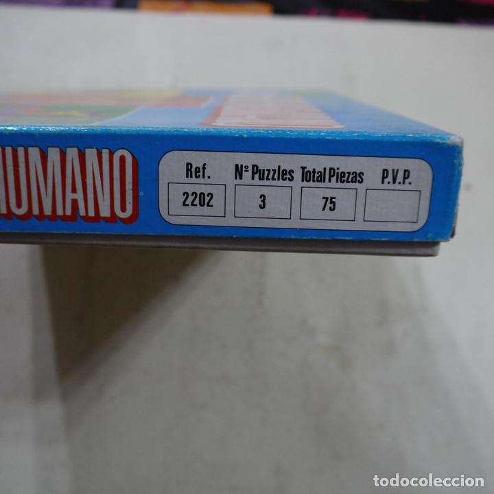 Puzzles: 3 PUZZLES 75 PIEZAS - CUERPO HUMANO - PAPIROTS - REF. 2202 - Foto 3
