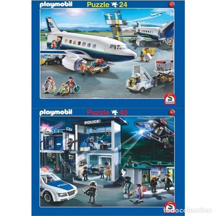 Puzzle Playmobil Aeropuerto y Comisaría 56766 - Playmobileros - Tienda de  Playmobil Nuevo y Ocasión