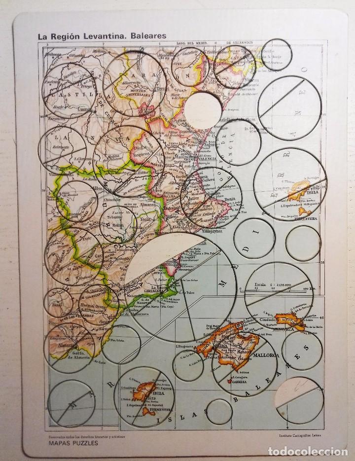 Puzzles: 6 MAPAS PUZZLES. ESPA&Ntilde;A. - Foto 4
