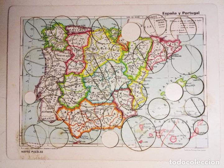 Puzzles: 6 MAPAS PUZZLES. ESPA&Ntilde;A. - Foto 9
