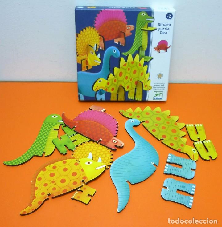 Puzzles: STRUCTU PUZZLE DINO - DJECO - Foto 2