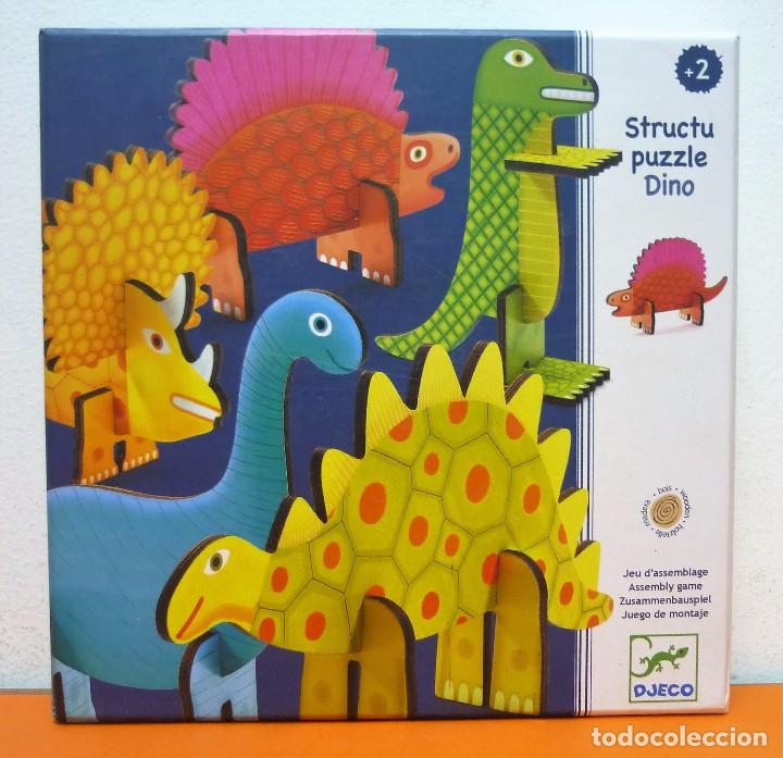 Puzzles: STRUCTU PUZZLE DINO - DJECO - Foto 4