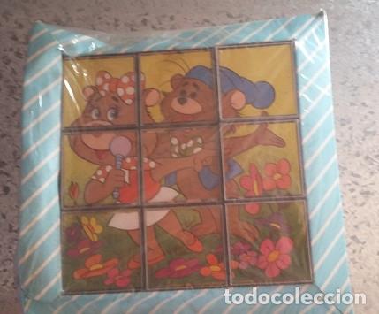 Puzzles: romecabezas de cubos de plastico a&ntilde;os 80 recintado - Foto 1