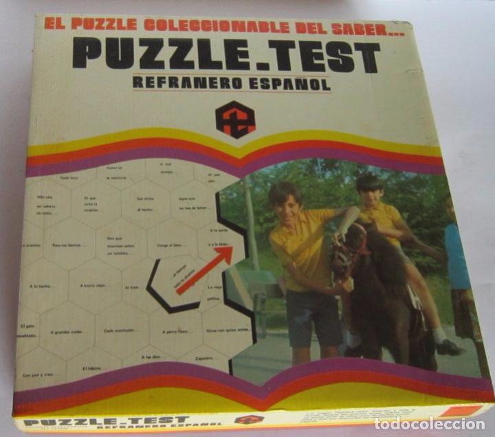 Puzzles: PUZZLE TEST REFRANERO ESPA&Ntilde;OL, EN CAJA. CC - Foto 1