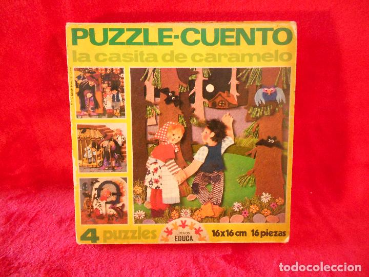 Puzzles: PUZZLE CUENTO LA CASITA DE CARAMELO EDUCA 1977 - Foto 1