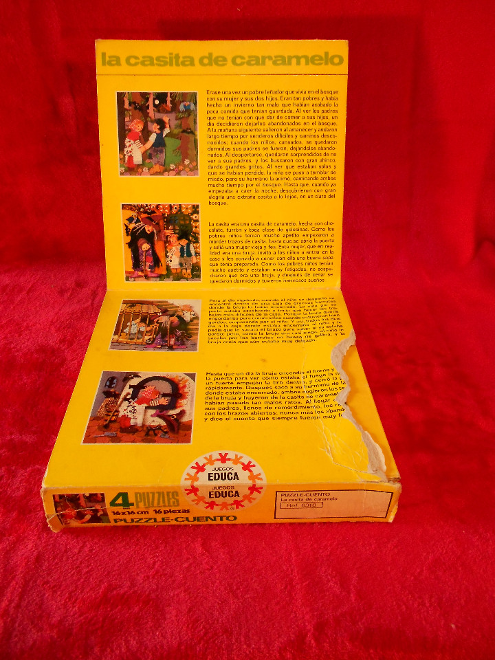Puzzles: PUZZLE CUENTO LA CASITA DE CARAMELO EDUCA 1977 - Foto 2