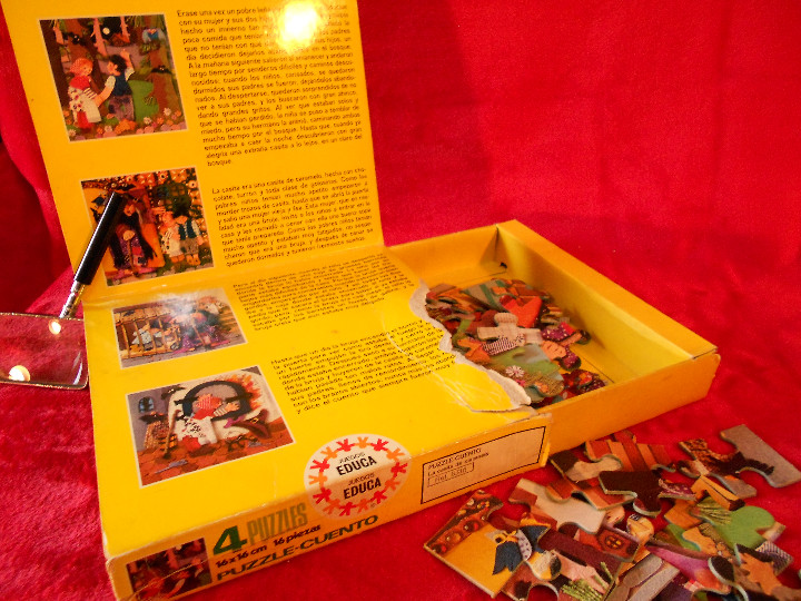 Puzzles: PUZZLE CUENTO LA CASITA DE CARAMELO EDUCA 1977 - Foto 6
