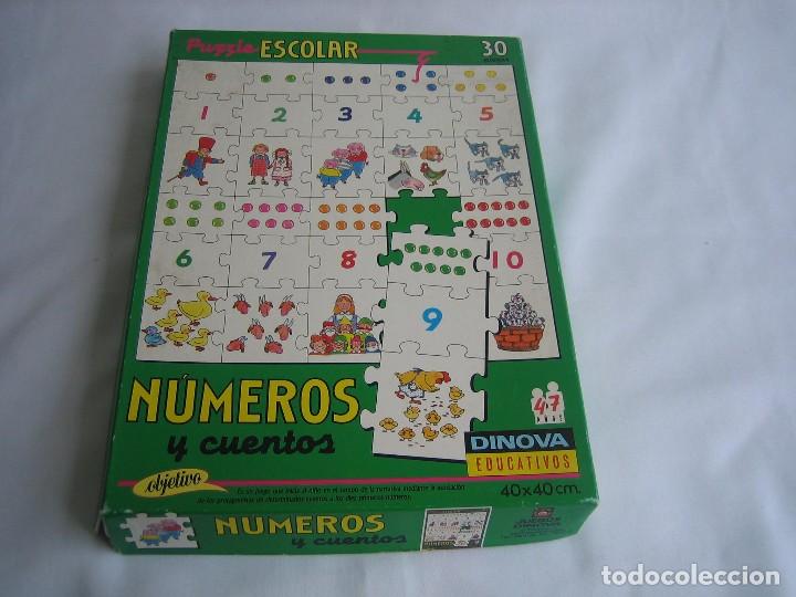 Puzzles: PUZZLE DINOVA-NUMEROS Y LETRAS-A&ntilde;os 80-90 - Foto 1