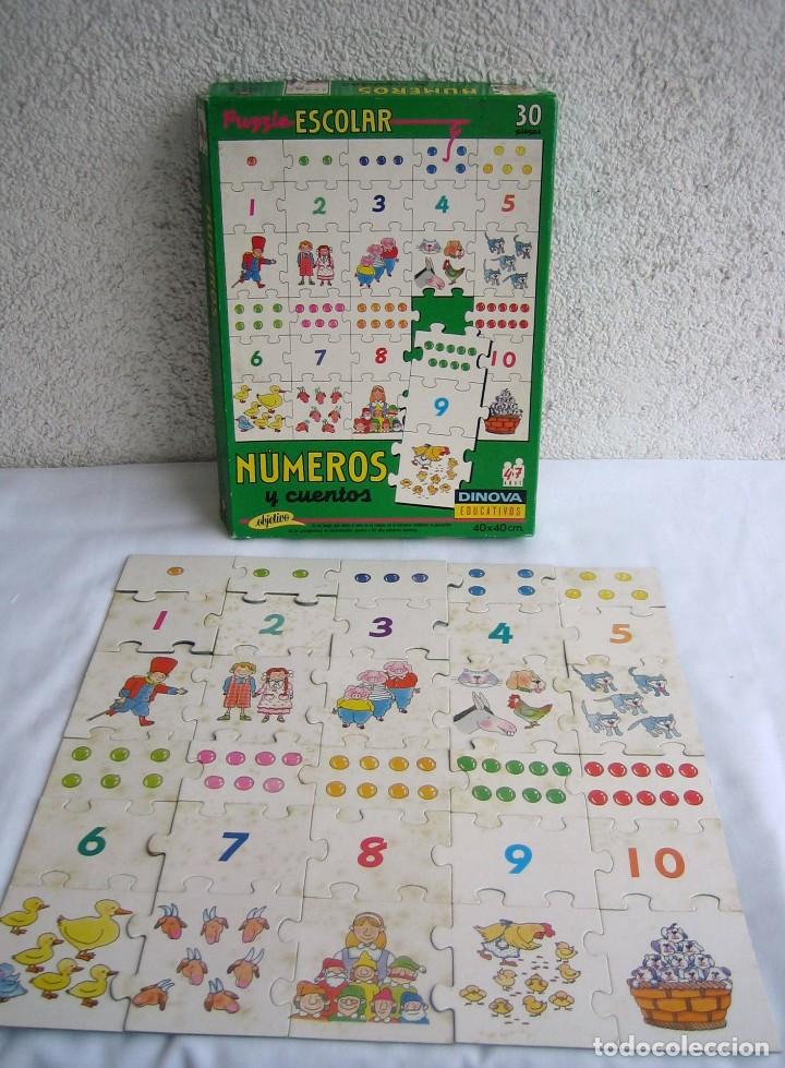 Puzzles: PUZZLE DINOVA-NUMEROS Y LETRAS-A&ntilde;os 80-90 - Foto 2