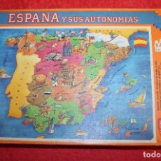 Puzzles: PUZZLE ESPAÑA Y SUS AUTONOMIAS-AÑOS 80-90-COMPLETO. Lote 111857155