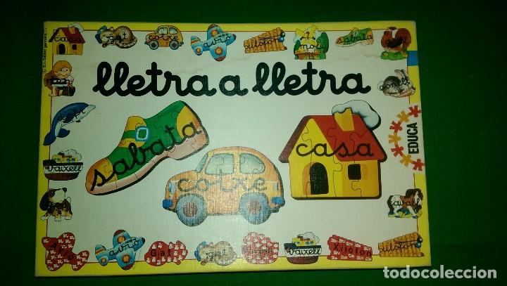 Puzzles: PUZZLE LLETRA A LLETRA. EDUCA - Foto 1