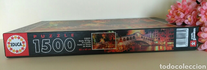Puzzles: Puzzle de Educa, 1500 piezas, Rialto de Venecia - Foto 3
