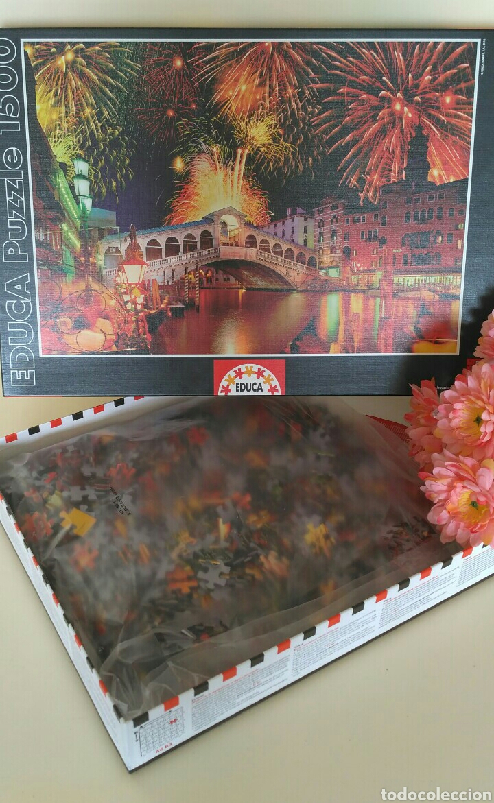 Puzzles: Puzzle de Educa, 1500 piezas, Rialto de Venecia - Foto 10
