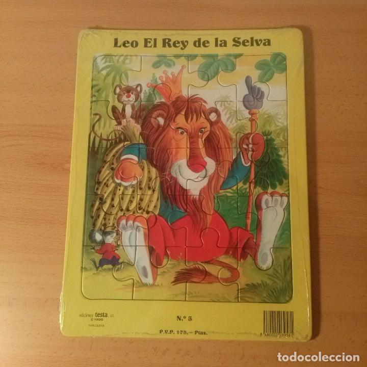 Puzzles: Puzzle 20 piezas Leo el rey de la selva. Ediciones Testa. 1990 Barcelona. - Foto 1