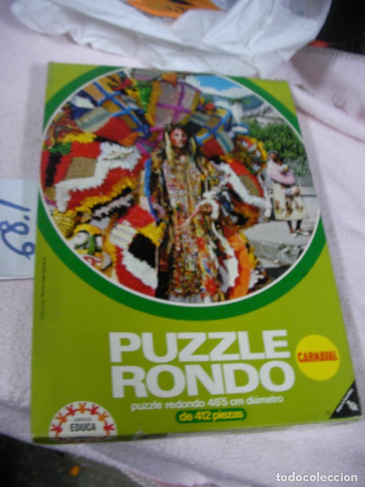 Puzzles: ANTIGUO PUZZLE REDONDO EDUCA 412 PIEZAS - CARNAVAL - Foto 1