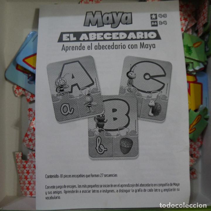 Puzzles: MAYA EL ABECEDARIO. TIPO PUZZLE 81 PIEZAS - EDUCA - 2012 - Foto 2