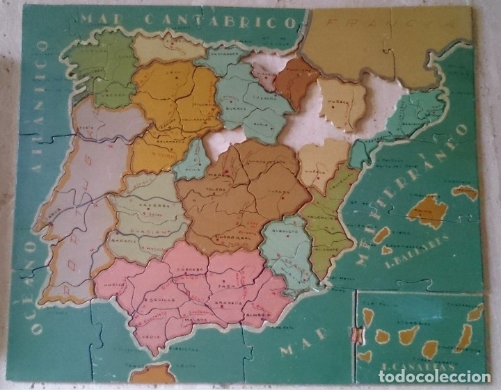 Mapa de Espana - online puzzle