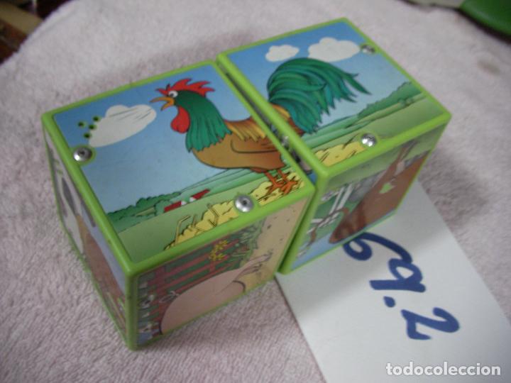 Puzzles: CUBOS COMBINADOS TIPO PUZZLE DE ANIMALES CON SONIDO - Foto 1