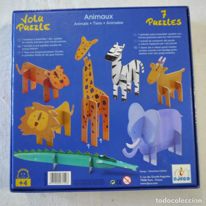 Puzzles: 7 PUZZLES DE ANIMALES PARA ENSAMBLAR - DJECO - Foto 2