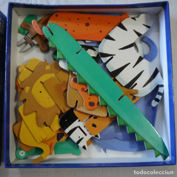 Puzzles: 7 PUZZLES DE ANIMALES PARA ENSAMBLAR - DJECO - Foto 3