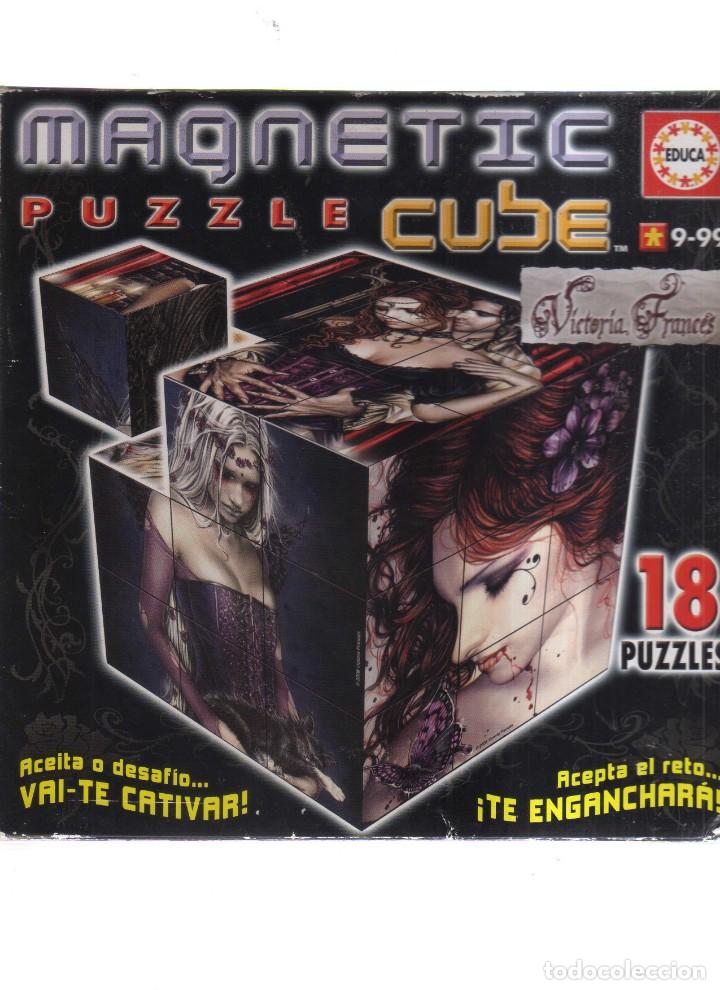 Puzzles: MAGNETIC PUZZLE CUBE EDUCA 18 PUZZLES VICTORIA FRANCES - Foto 1