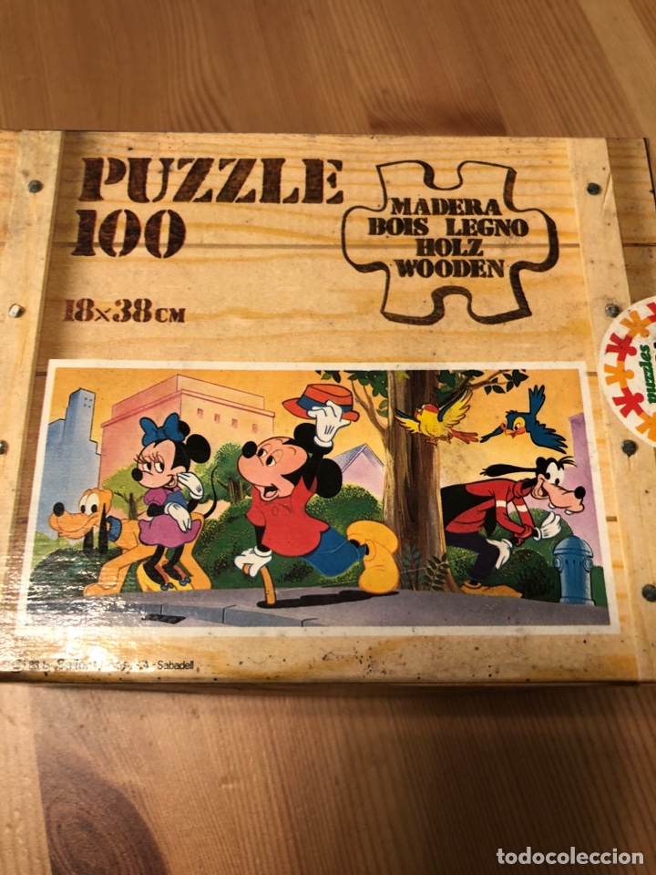 Puzzles: Puzzle madera Mickey Mouse educa 83 juego antiguo egb - Foto 2