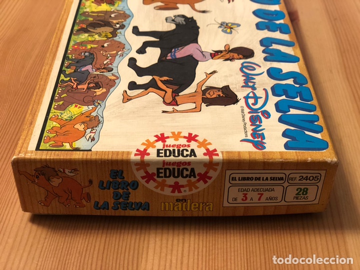 Puzzles: Puzzle de madera el libro de la selva educa 82 sin abrir walt Disney - Foto 3