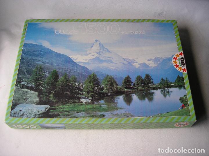 Puzzles: PUZZLE 1500 PIEZAS MONTE CERVINO SUIZA REF: 7834 EDUCA - COMO NUEVO - Foto 1