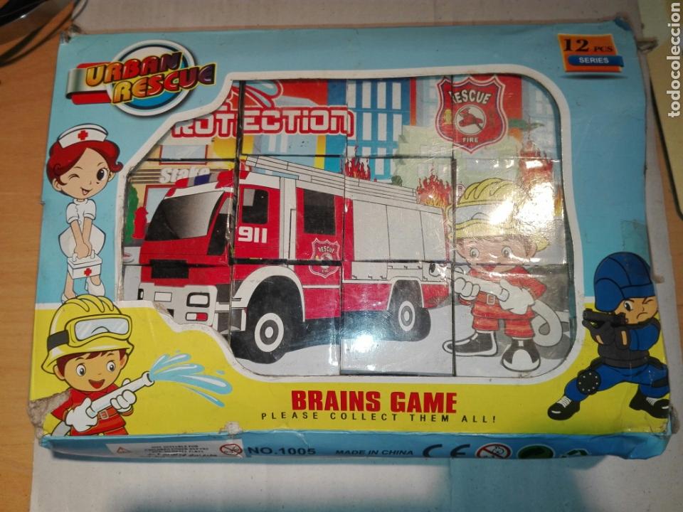 Puzzles: PUZZLE 12 BLOQUES 6 FIGURACIONES. CAJA DETERIORADA - Foto 1