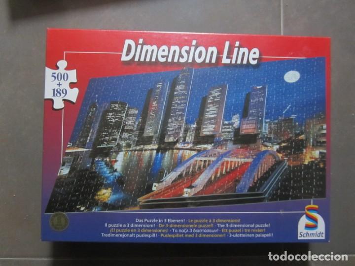 Puzzles: PUZZLE DIMENSION LINE SCHMIDT 689 PIEZAS SINGAPUR, TRIDIMENSIONAL - Foto 1