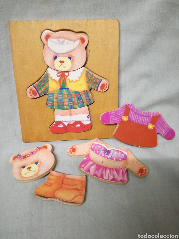 Puzzles: JUEGO MADERA ... PUZZLE ... 7 PIEZAS COMBINABLES - Foto 1