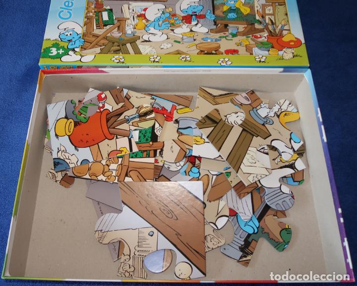 Puzzles: Puzzle pitufos - 24 piezas - Super Color Max - Clementoni - Foto 2