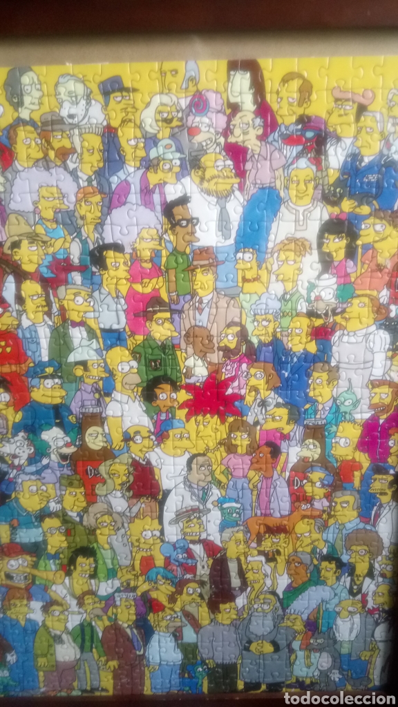 Puzzles: ENORME PUZZLE ENMARCADO DE LOS SIMPSON. - Foto 3