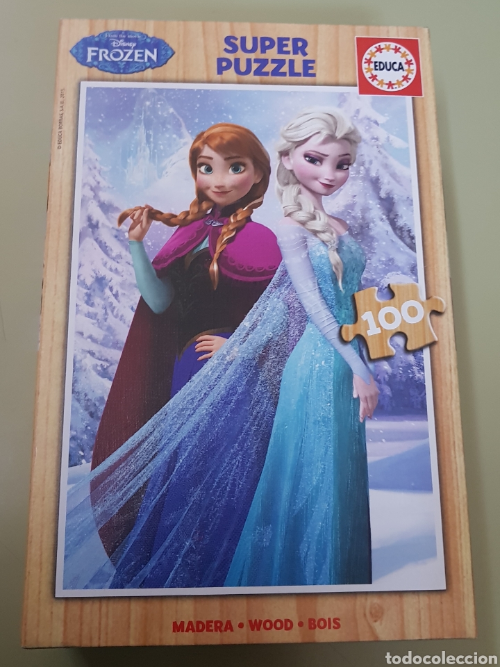 Puzzles: Educa puzzle fronzen - 100 - madera - completo - arm01 - Foto 1