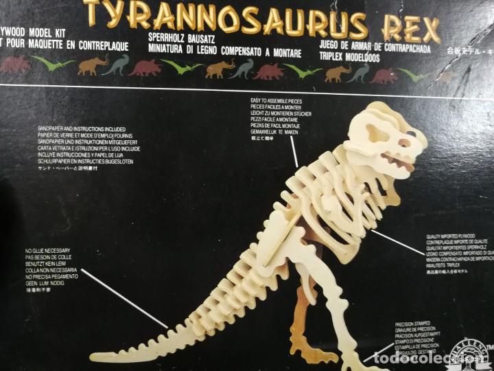 Puzzles: ROMPECABEZAS DE MADERA 3D TYRANNOSAURUS REX - Foto 1