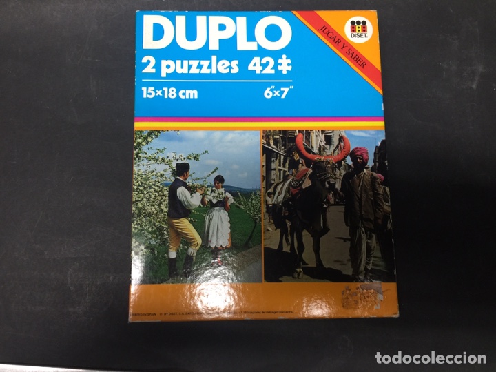 Puzzles: Dos puzzle marca duplo antiguo - Foto 1