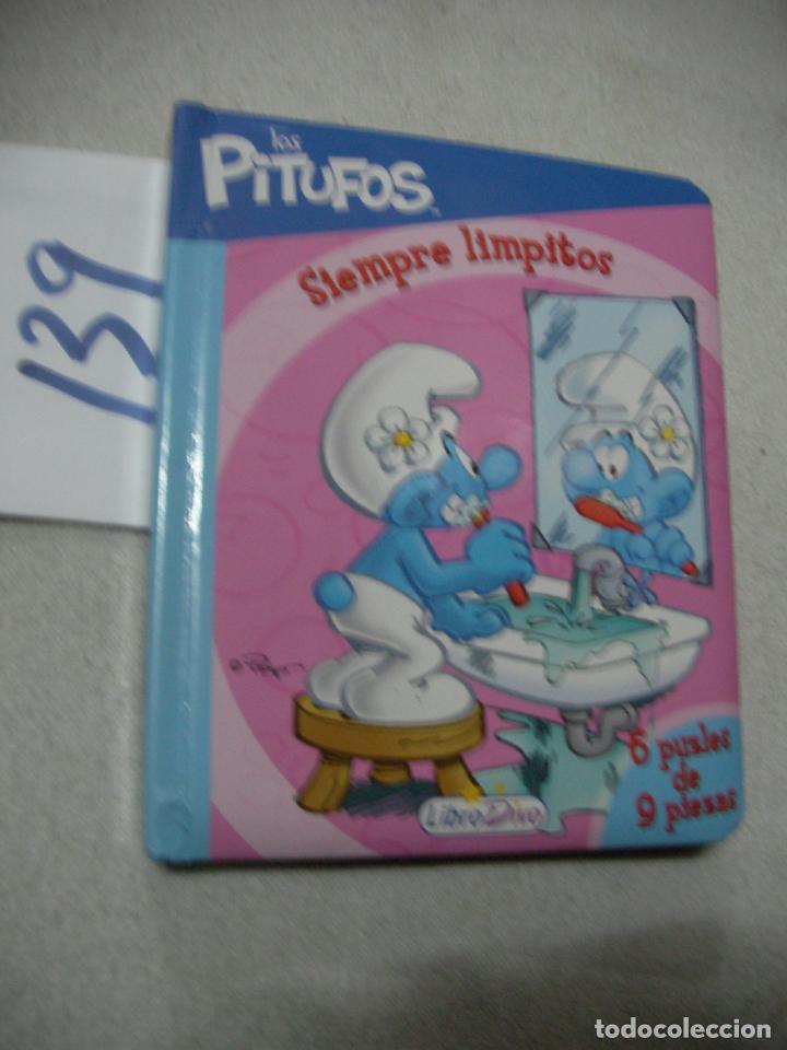 Puzzles: LIBRO PUZZLE LOS PITUFOS - SIEMPRE LIMPITOS - Foto 1