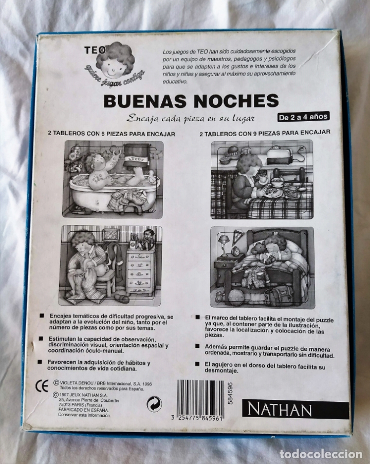 Puzzles: 4 Puzzles de TEO del a&ntilde;o 1997 - LOS JUEGO DE TEO. - Foto 3