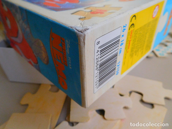 Puzzles: PUZZLE INFANTIL 2 X 16 PIEZAS MADERA BUSCANDO A NEMO FINDING NEMO EDUCA, COMPLETO - Foto 3