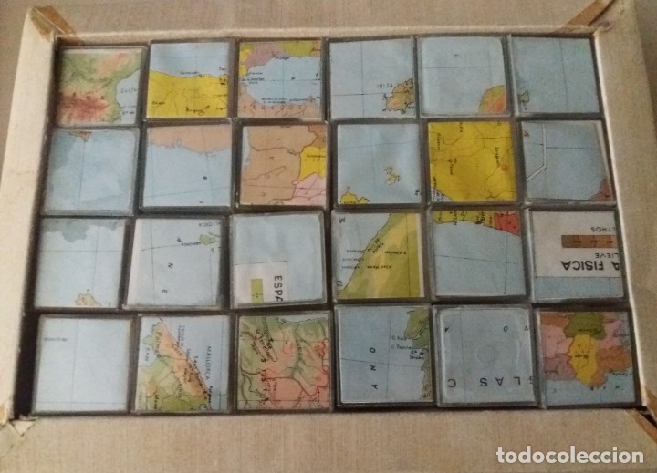 Puzzles: Juguete rompecabezas. Maxims mapas de Espa&ntilde;a, 24 cubos de pl&aacute;stico, completo - Foto 5