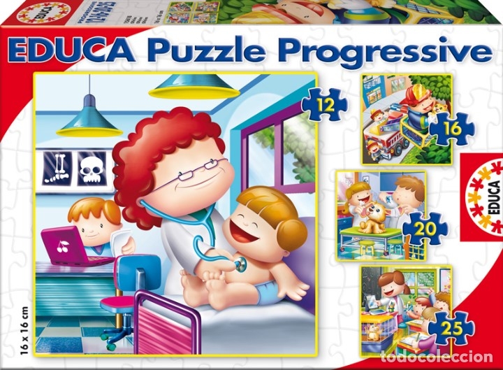 Puzzles: PUZZLE EDUCA PROGRESIVO &middot; sin caja (bolsa precintada &middot; peso: 160 gramos) - Foto 2