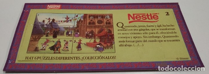 Puzzles: PUZZLE NESTLE EL JOROBADO DE NOTRE DAME - Foto 2
