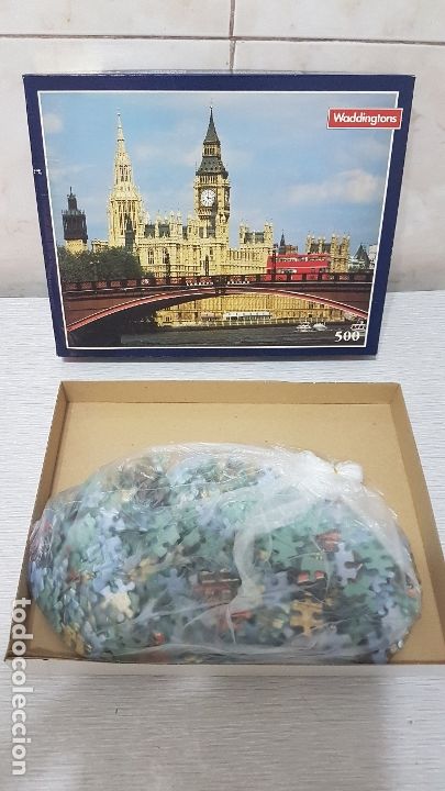 Puzzles: PUZZLE WADDINGTONS LONDON ENGLAND - COMPLETO - 1983 - VINTAGE - Foto 2