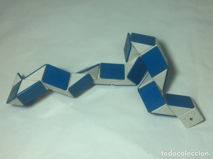 Puzzles: Original a&ntilde;o 70 Puzzle culebra azul - Foto 1