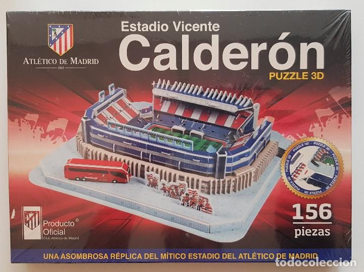 PUZZLE 3D ATLETICO DE MADRID ESTADIO VICENTE CALDERON DIY COLECCION NOSTALGIA 