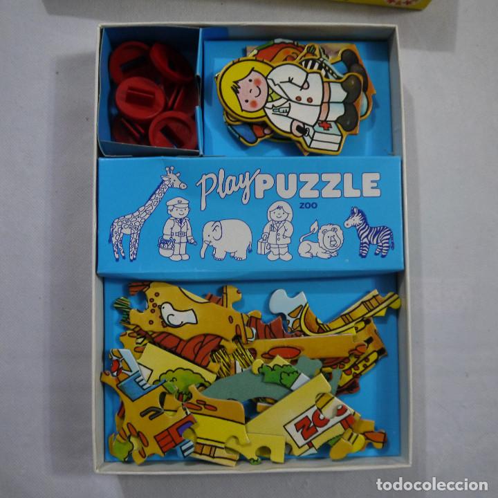 Puzzles: PLAY PUZZLE ZOO DE 25 PIEZAS - EDUCA - 1987 - Foto 2